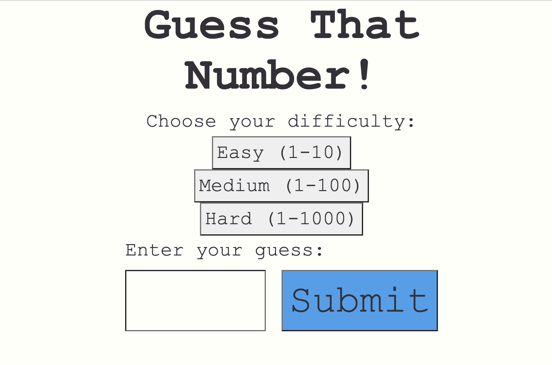 Guess That Number!